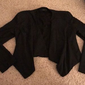 Black Blazer Styled in Front